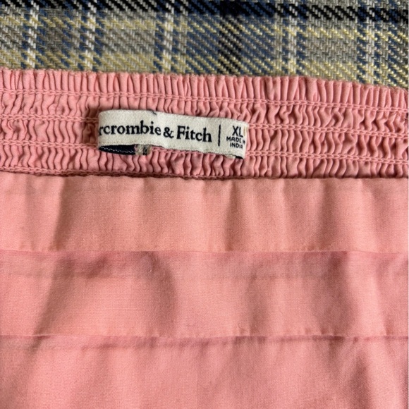 Abercrombie Puff Sleeve Poplin Squareneck Top Size XL - Picture 5 of 6